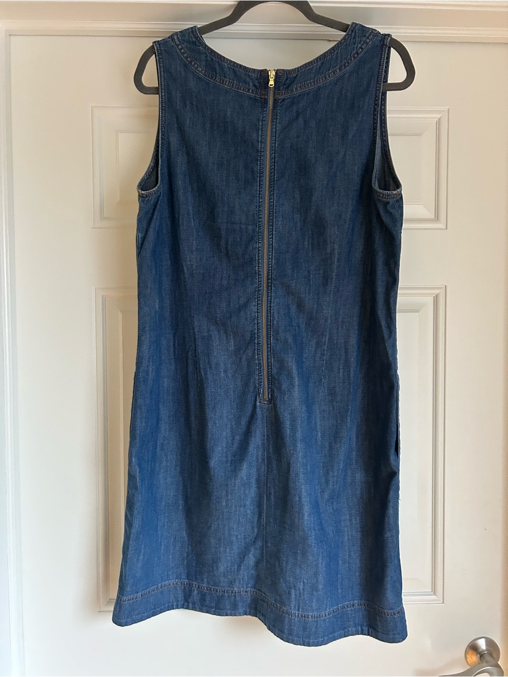 Talbots Sleeveless Denim Dress - Picture 5 of 7